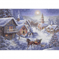 Набор для вышивания DIMENSIONS арт.DMS-08689 Катание на санях 38х28 см