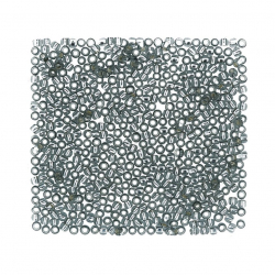 Бисер Япония "TOHO" 11/0  круглый 2  2.2 мм 5 х 5 г №0029 т.серебристый