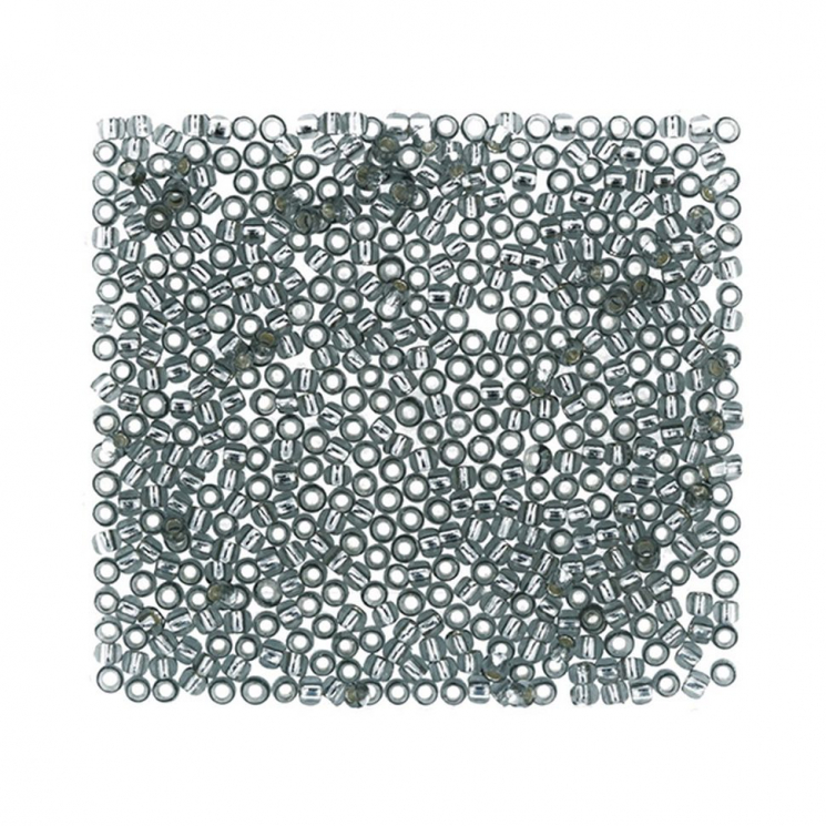 Бисер Япония "TOHO" 11/0  круглый 2  2.2 мм 5 х 5 г №0029 т.серебристый