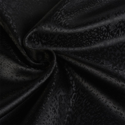 Ткань подкладочная Поливискоза НАРЕЗКА 145см IdealTex PLJ26.01 черный 90г/м? уп.10м