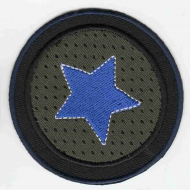 Термоаппликация HKM "Синяя звезда"