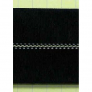 Корсаж брючный 5с-616 52мм цв.черный/белый уп. 50м
