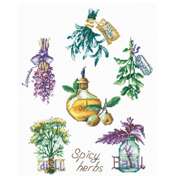 Набор для вышивания СДЕЛАЙ СВОИМИ РУКАМИ арт.П-46 Пряные травы 24,5х30 см