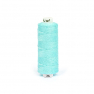 Нитки IDEAL бытовые 40/2 полиэстер 366м цв.316 голубой