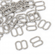 Пряжка регулятор для купальника металл TBY-810D.SW 10мм цв.никель, уп.1000шт