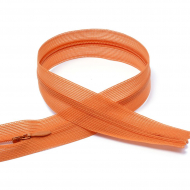 Молния MaxZipper пласт. потайная №3 20см н/р цв.F282 оранжевый уп.50шт