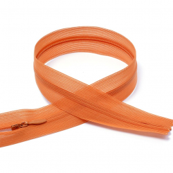 Молния MaxZipper пласт. потайная №3 20см н/р цв.F282 оранжевый уп.50шт