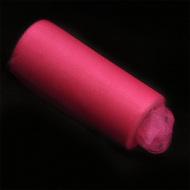 Фатин средней жесткости в шпульках блестящий,100% нейлон, арт.TBY.C шир.150мм цв.08 фуксия уп.22.86м