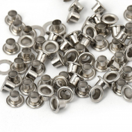 Люверсы сталь New Star №1,7 (? 3,7мм, h 4,56мм) цв.никель уп.500шт