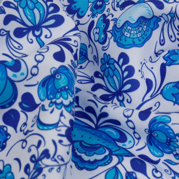 Ткань Габардин 140 г/м? 100% полиэстер шир.155 см арт.T.4000.03 цв.белый рул.25м