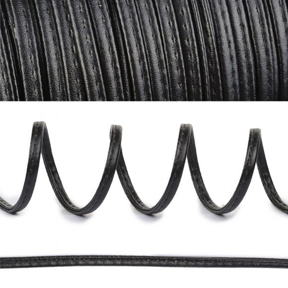 Шнур круглый матовый (иск.кожа) TBY.LRM05.1 05мм цв.черный уп.50м Шнур круглый матовый (иск.кожа) TBY.LRM05.1 05мм цв.черный уп.50м