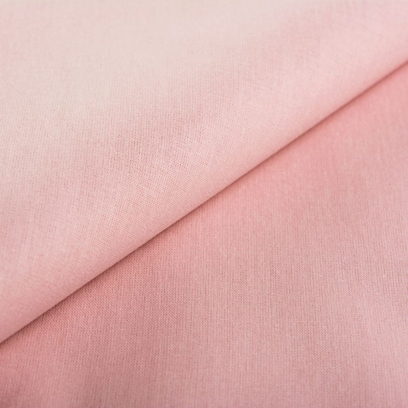Ткань ранфорс гладкокраш., арт.WH V38, 130г/м?,100% хлопок, шир.240см, цв.розово-бежевый, уп.3м