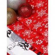 Ткань Рогожка 165 г/м? 100% хлопок шир.150 см арт.Rg.0409.1 цв.01 красный рул.50м