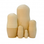 185901_Набор заготовок "Матрешка, комплект из 5ти кукол", 110 х 55 мм 185901_Набор заготовок "Матрешка, комплект из 5ти кукол", 110 х 55 мм