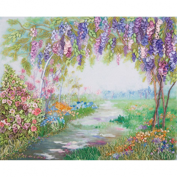 Набор для вышивания PANNA Живая картина арт. JK-2086 Цветущая глициния 32х26 см Набор для вышивания PANNA Живая картина арт. JK-2086 Цветущая глициния 32х26 см