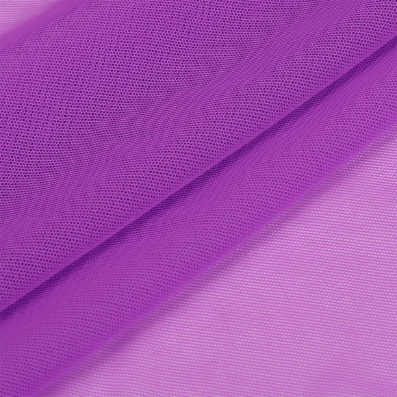 Сетка эластичная KRUZHEVO арт.TBY.068 плотн.80 г/м? шир.160см цв.фиолетовый неон уп.1м Сетка эластичная KRUZHEVO арт.TBY.068 плотн.80 г/м? шир.160см цв.фиолетовый неон уп.1м