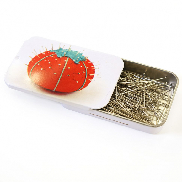 Булавки-гвоздики в жестянной коробочке Булавки-гвоздики в жестянной коробочке