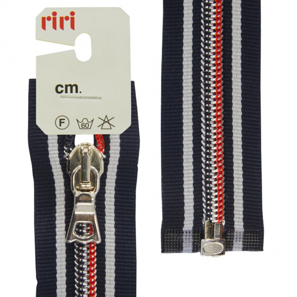 78970_Молния спираль на репсовой ленте, разъёмная 1 замок, 6 мм, 65 см, цвет черный