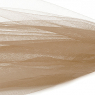 Еврофатин мягкий матовый Hayal Tulle арт.HT.S шир.300см, 100% полиэстер цв.48 уп.50м - т.бежевый