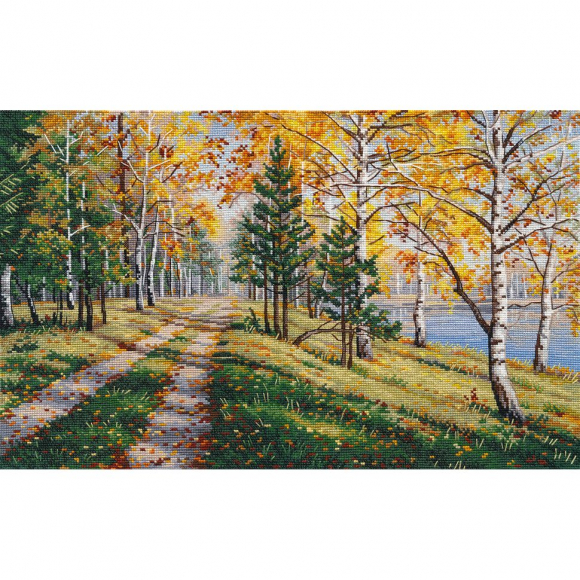 Набор для вышивания ОВЕН арт. 1294 Осенняя пора 40х25 см