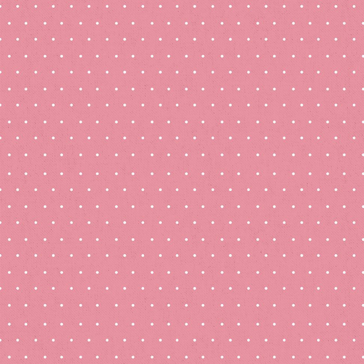Ткань для пэчворка PEPPY Бабушкин Сундучок 140 г/м? 100% хлопок цв.БС-54 горох розовый уп.50х55 см