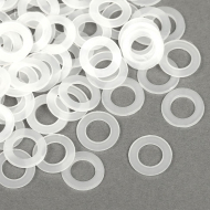 Уплотнитель для люверсов №4 (пластик) уп. 5000шт