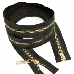 Молния MaxZipper трактор №8 TT2, н/р 18см, цв.черн/золото уп.10шт