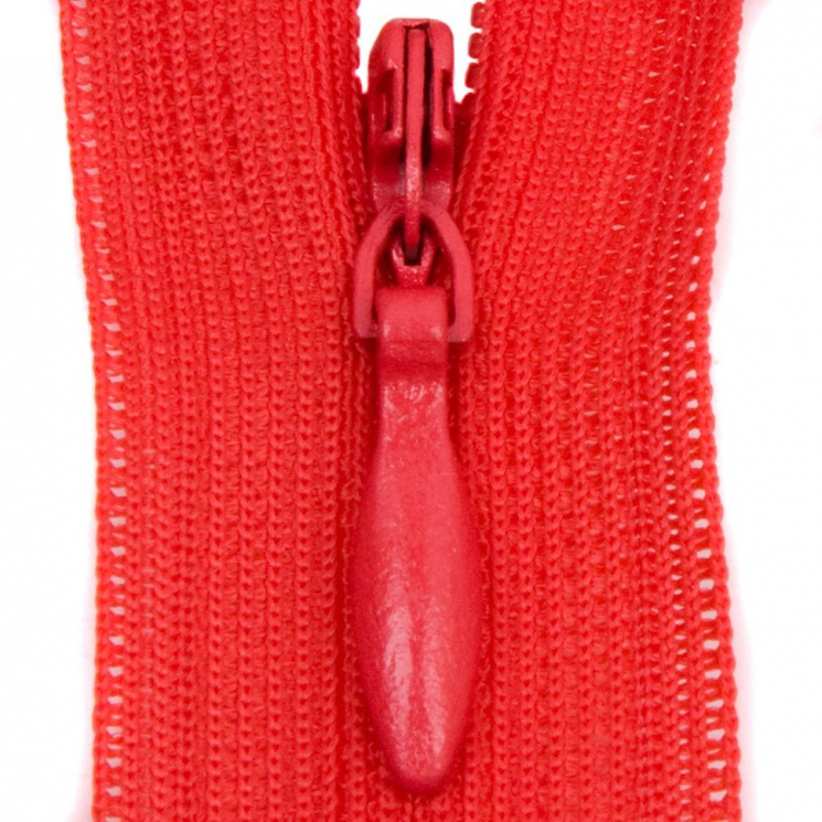 Молния потайная нераз 60см S-820 красный SBS уп.100шт