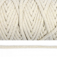 Шнур круглый х/б 06мм цв.2042 льняной уп.50м