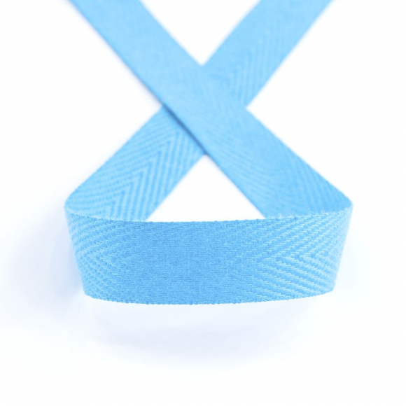 Тесьма киперная SAFISA, 15 мм, 25 м, цвет 16, голубой