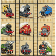 Ткань для пэчворка PEPPY 6600 Panel 135 г/м? 100% хлопок цв.61 уп.60х110 см