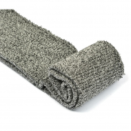 Подвяз 8х70 см 100% ПАН арт.ПРЦ-32/2 рапорт 2х2 плетение ластик цв. 0001 меланж (черно-белый) 5шт