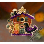 41992_Набор для вышивания бисером "Домик Хэллоуин"