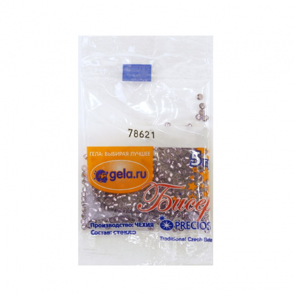 Бисер №10, 5 г., цвет 78621