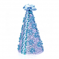 Набор для творчества Ёлка новогодняя из пайеток арт.ВМ.ШП20 голубая