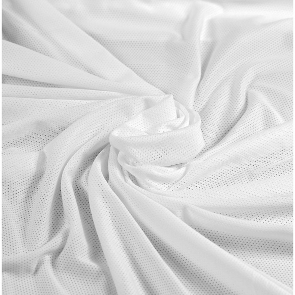 Сетка подкладочная трикотажная арт.OD-70-01 70г/м? ш.150см цв.01 белый, уп.3м