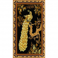 Рисунок на ткани (Бисер) КОНЁК арт. 8404 Чудо-птица 25х45 см