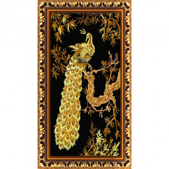 Рисунок на ткани (Бисер) КОНЁК арт. 8404 Чудо-птица 25х45 см