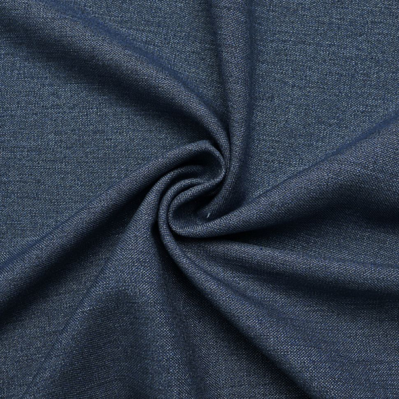 Ткань Джинс 213 г/м? 80% полиэстер, 15% вискоза, 5% спандекс шир.150 см арт.Р.18514.04 цв.04 синий уп.25м