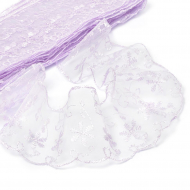 Кружево капрон KRUZHEVO арт.TBY 30011 шир.65мм цв.045(141S) св.сиреневый уп.13,7м