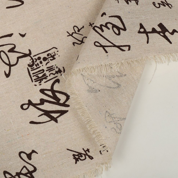 Ткань Лен, арт.TBY.DJ.58, 140г/м?, 30% лен 70% хлопок, шир.150см, уп.1м