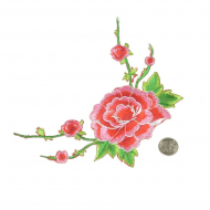 Термоаппликации MAGIC HOBBY арт. MG-R1733.1 цв.1 Red 17,5х13 см