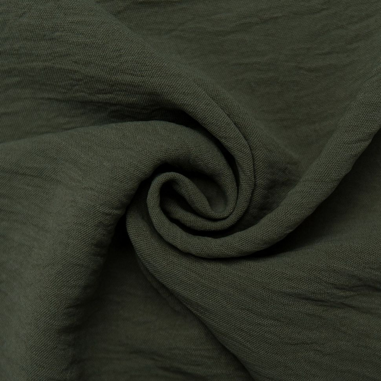 Ткань Лен Манго 110 г кв.м 100% полиэстер шир.148 см арт.Р.34096.09 цв.09 зеленый уп.30м