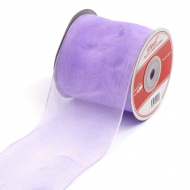 Лента капрон арт.JF-001 шир.75мм цв.051 св.сиреневый уп.22,85 м А