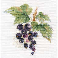 Набор для вышивания АЛИСА арт.0-141 Черная смородина 11х11 см Набор для вышивания АЛИСА арт.0-141 Черная смородина 11х11 см
