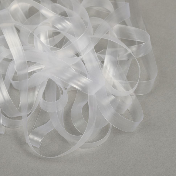 Лента (резинка) TBY силиконовая матовая 38004 шир.12мм толщ. 0,3мм уп.1кг (?280м)