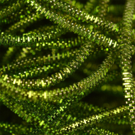 Канитель трунцал мягкая, фигурная арт.KAN/MN1-17 глянец, цв.травяной зеленый уп.100 г