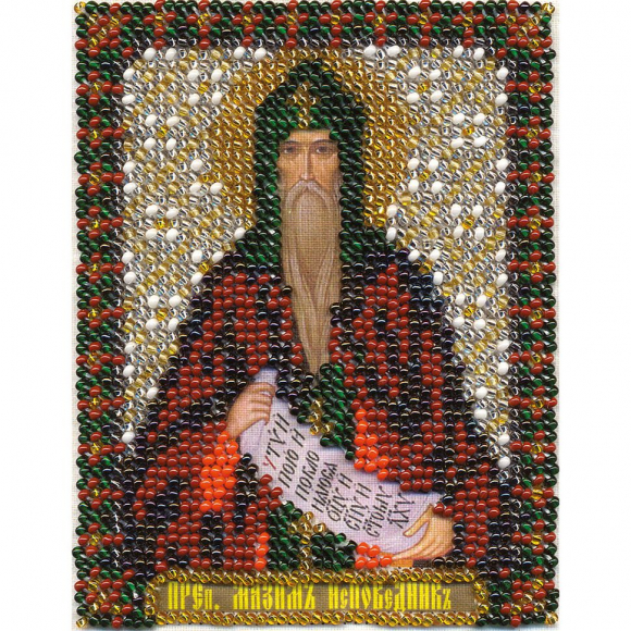 Набор для вышивания PANNA арт. CM-1214 Икона Преподобного Максима Исповедника 8,5х10,5 см