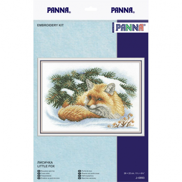Набор для вышивания PANNA арт. J-0893 Лисичка 29х22 см