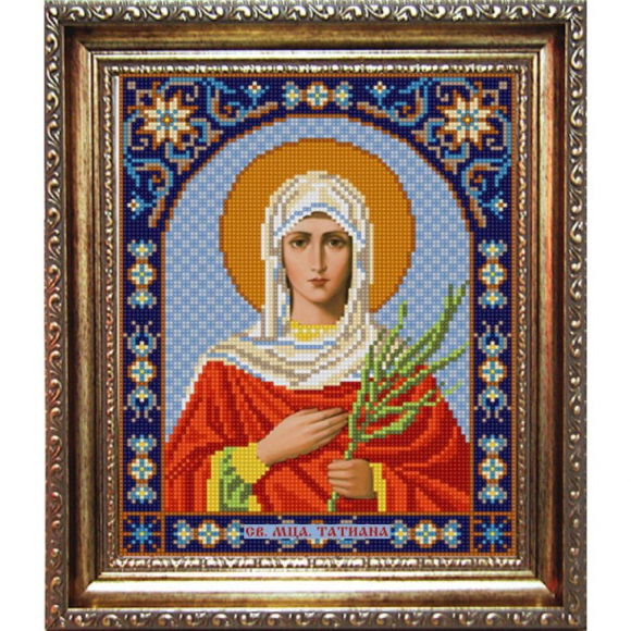 Рисунок на ткани (Бисер) КОНЁК арт. 9301 Святая Татьяна 20х25 см